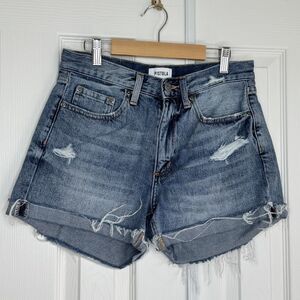 PISTOLA  Women's Jamie Short Size 27 Cuffed Hem Distressed Cotton Blend